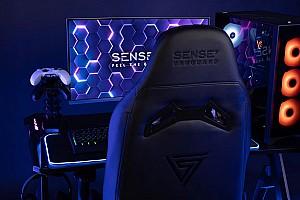 Fotoliu gaming SENSE7 Vanguard Fabric Black