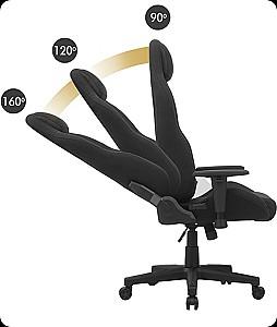 Fotoliu gaming SENSE7 Vanguard Fabric Black