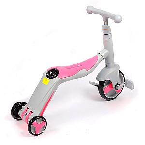 Trotineta New World Black Aqua FL-868 Pink