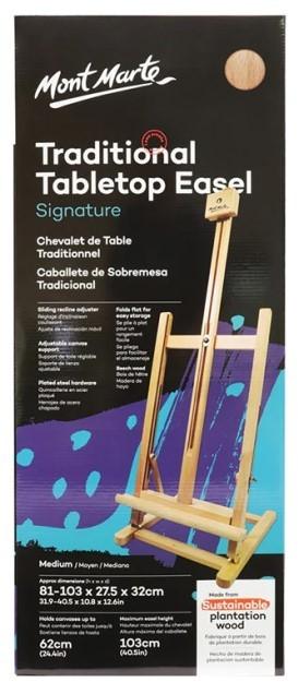 Sevalet Mont Marte Traditional Beech Desk Easel 102 x 28 cm