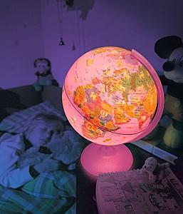 Glob pamantesc Tecnodidattica 25 PINK ZOO EN