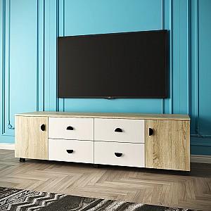 Tumba pentru televizor ML Mobila Rio Nr.14 Stejar Sonoma/Alb