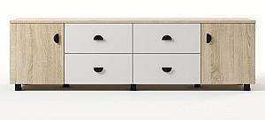 Tumba pentru televizor ML Mobila Rio Nr.14 Stejar Sonoma/Alb