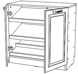 Dulap pentru incaltaminte ML Mobila Liverpool Nr.42 Fildes