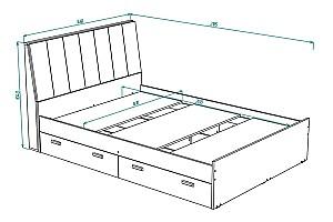Pat ML Mobila Vudi Nr.9 1400 Chinchilla (Gri) / Gri Deschis