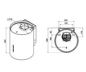 Hota Backer NONA Mini W4031 Black 31cm