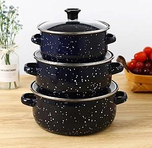 Set vase de gatit 4Life Ruibeiru Dark Blue 6pcs