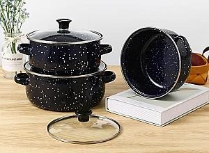 Set vase de gatit 4Life Ruibeiru Dark Blue 6pcs