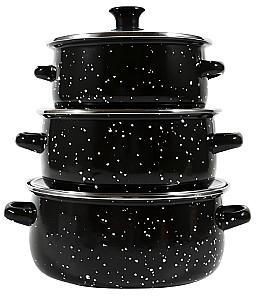 Set vase de gatit 4Life Ruibeiru Black 6pcs