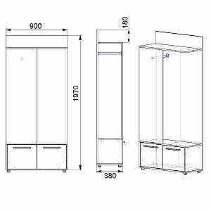Antreu KompaniT Irma Atelie Deschis (Gri)