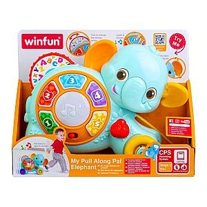 Jucarie de impins si tras winfun Elefant (eng)