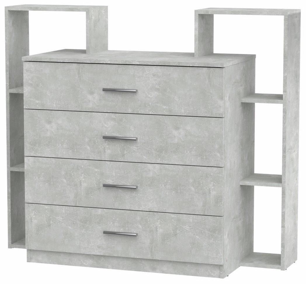 Comoda KompaniT 4-2 Atelie Deschis (Gri)