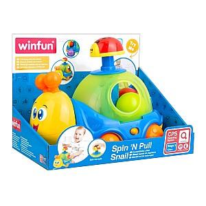 Jucarie de impins si tras winfun Melc cu roti