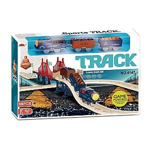 Set de jucarii VLM Tren cu sunete si pod