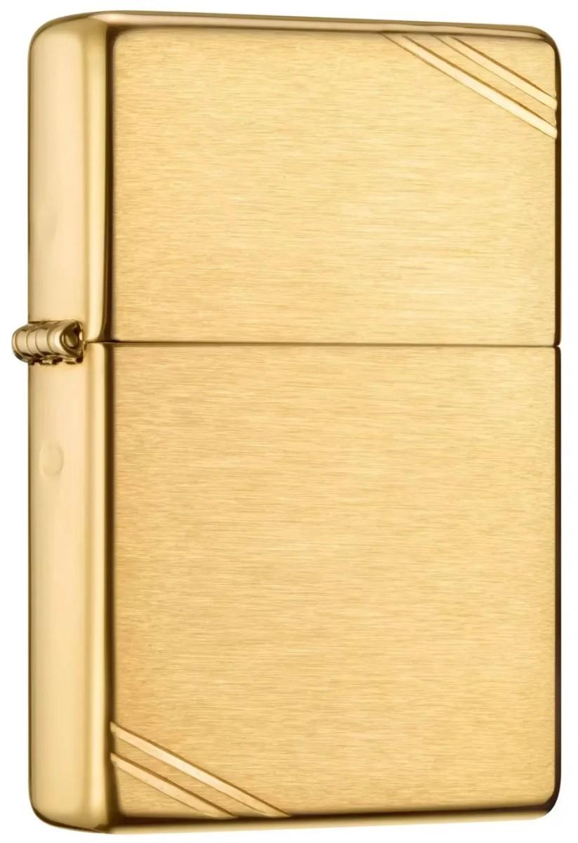 Bricheta Zippo Brushed Brass Vintage 240