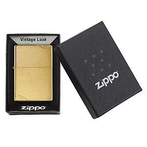 Bricheta Zippo Brushed Brass Vintage 240