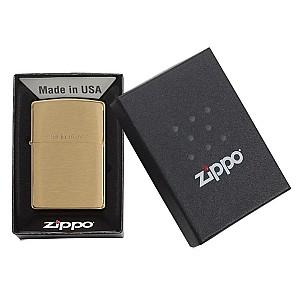 Bricheta Zippo Brushed Solid Brass 204