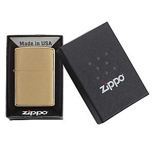 Bricheta Zippo Brushed Fin Brass 204B
