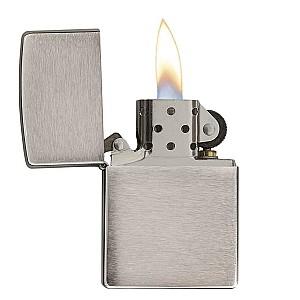 Bricheta Zippo Brushed Finish Chrome 200