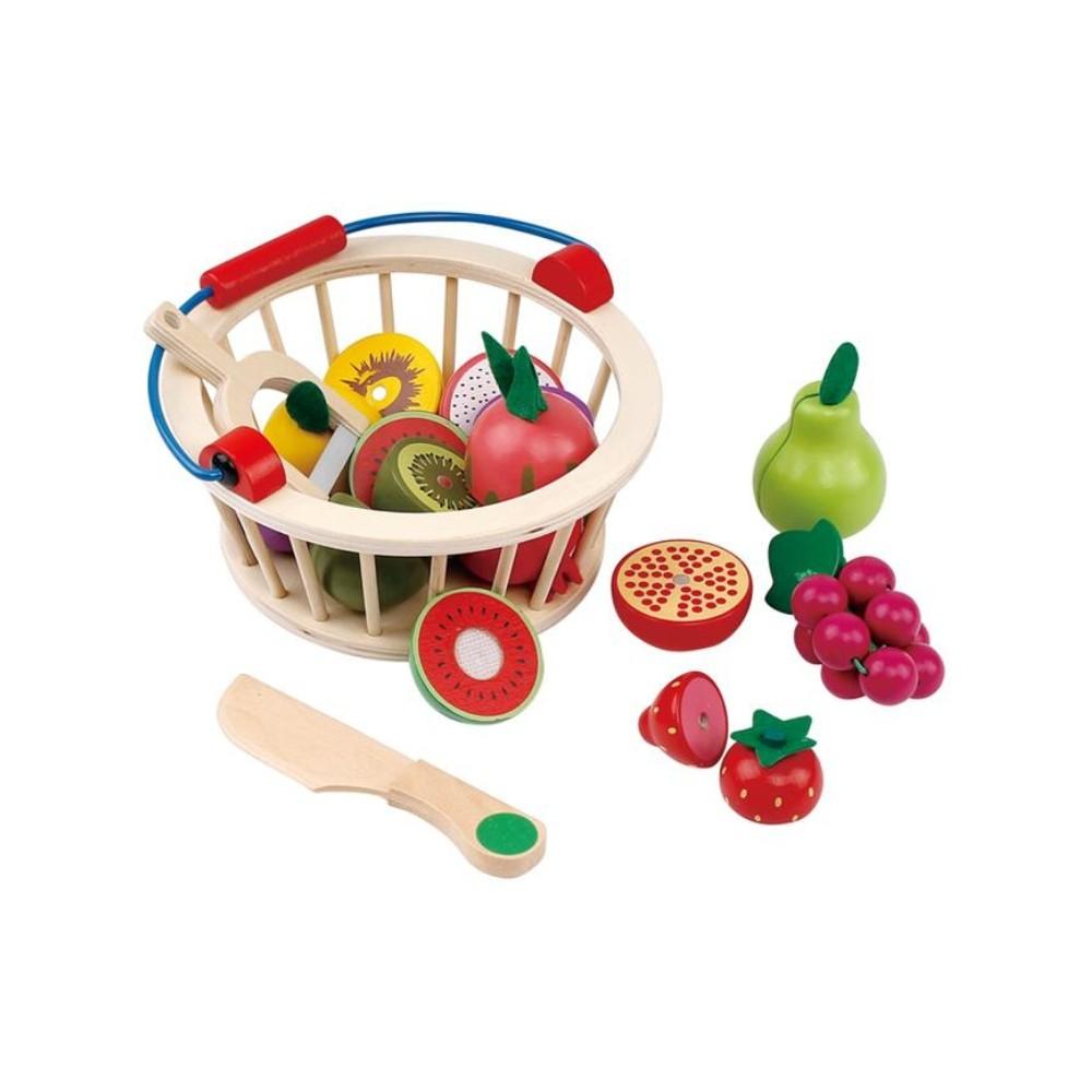 Set de bucatarie pentru papusi VLM fructe de taiat (MSN17067)