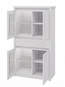 Dulap cu vitrina Neman Palermo МН-033-05 Alb