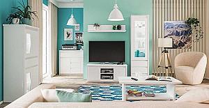 Dulap cu vitrina Neman Palermo МН-033-05 Alb