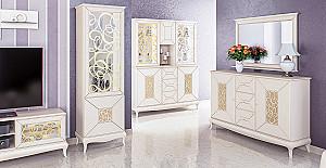 Dulap cu vitrina Neman Garmonia МН-120-01 (drept/stang)