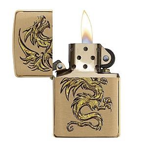 Bricheta Zippo Dragon Design 29725 204B