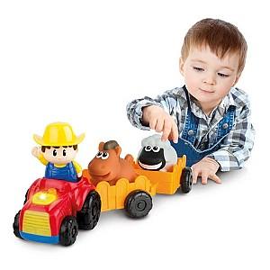 Figurina personaj winfun Tractor cu remorca