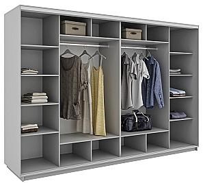 Dulap-cupe Confort-NV 340x60 cm (4 imprimare foto) Nimphea Alb