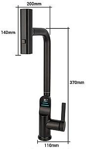 Robinet bucatarie Art Flame FlowSense Black