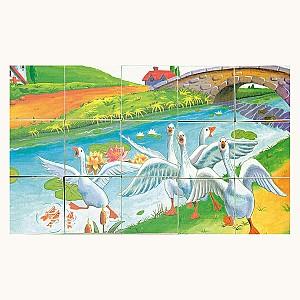 Puzzle Bino cuburi animale domestice (84175)