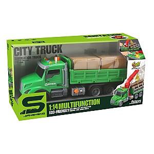 Tehnica speciala JSToys Camion cu remorca si containere (JS189)