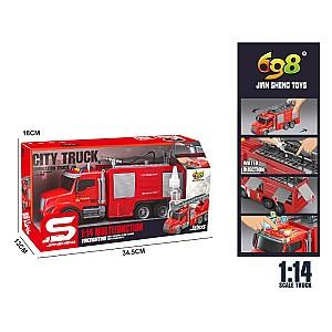 Tehnica speciala JSToys Camion pompieri cu scara (JS192)