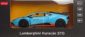 Masina jucarie Rastar 1:32 Lamborghini Huracan STO Blue 64300