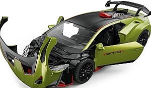 Masina jucarie Rastar 1:32 Lamborghini Huracan STO Green 64300