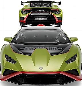 Masina jucarie Rastar 1:32 Lamborghini Huracan STO Green 64300