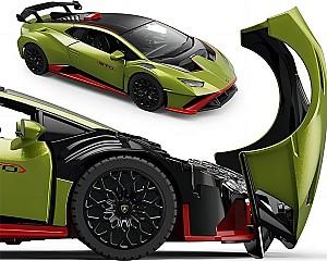 Masina jucarie Rastar 1:32 Lamborghini Huracan STO Green 64300
