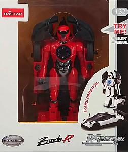 Robot jucarie Rastar 1:32 Pagani Zonda R Red 61900