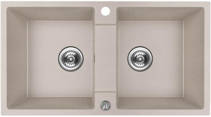 Chiuveta de bucatarie Backer NONA DUO IVORY 800x440