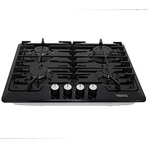 Plita pe gaz incorporabila Vesta BHF6060ICE/BL