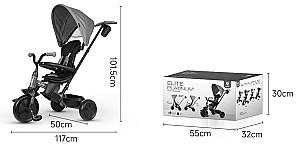 Tricicleta copii QPlay Elite Platinum Grey