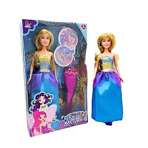 Papusa Sasa Girls Zana-Sirena, blonda/saten (115212)