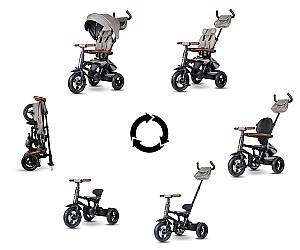 Tricicleta copii QPlay Rito Deluxe Grey