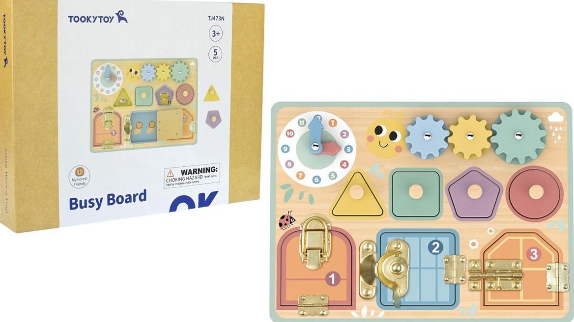 Joc de logica Tooky Toy Busyboard TJ473N