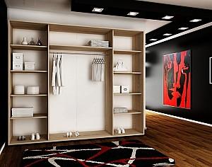 Dulap-cupe Prime Furniture Top 21 250 Frasin Negru (Maro)