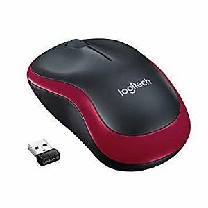 Mouse Logitech Wireless Mouse M185 RED,EER2