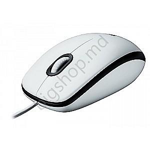 Mouse Logitech B100 OEM white (85202)