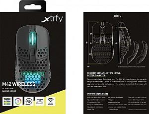 Mouse Xtrfy M42 RGB WIRELESS BLACK