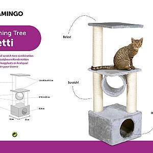 Ansamblu pentru pisici Flamingo BARETTI Beige